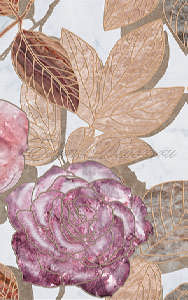 Плитка Ceramica Classic Argos Flowers Россия Разноцветный Настенная, напольная Argos flowers-2 Декор 25x40