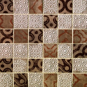 Плитка FAP Ceramiche Creta Италия Коричневый Декор BCTILES0005460 Creta Maiolica Beige Mosaico 30,5*30,5