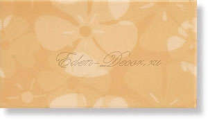 Керамогранит Atlas Concorde Glamour Италия Песочный Декор BCTILES0007544 Glamour Levigato APRICOT Inserto Flower 25Х45