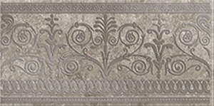 Керамогранит Cerdomus Dynasty Италия Серый Бордюр BCTILES0006433 DYNASTY FASCIA LUX GREY 20*40