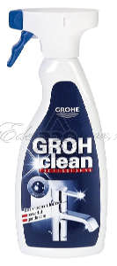 Средство для очистки хромированных нержавеющих поверхностей Grohe Grohclean 48166000 500 мл Германия AMIXER000032