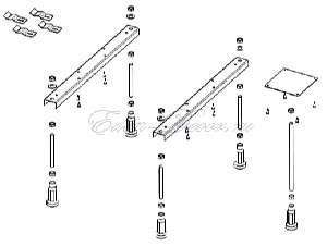 Ножки Riho POOTSET12 Чехия ABATH000185