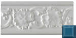 Плитка H& E Smith Classic Англия Синий Бордюр BCTILES0008798 Leaf Moulding Bluebell 152x76x9mm