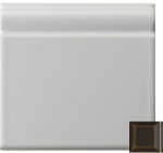 Плитка H& E Smith Classic Англия Кофейный Плинтус BCTILES0013776 Skirting Moulding Chocolate 152x152x20mm