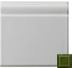 Плитка H& E Smith Classic Англия Зелёный Плинтус BCTILES0013779 Skirting Moulding Jade Green 152x152x20mm