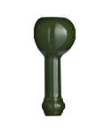 Плитка Johnson Tiles Minton Hollins Англия Оливковый Декор BCTILES0010051 MCC74E Crampton Capping Stop End 75x21,5x21,5mm Dark Green