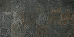 Керамогранит Cisa Slate Италия Чёрный Декор BCTILES0013805 Slate Decor Ramage Black Nat Rett 39,6x79,4