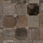 Керамогранит Sant Agostino Terre Nuove Италия Серый Декор BCTILES0014353 TERRE NUOVE OPERA Dark 60x60