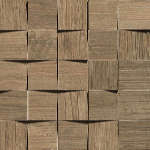 Керамогранит Atlas Concorde Axi Италия Дерево Декор BCTILES0002688 AMV8 Axi Brown Chestnut Mosaico 3D 35x35