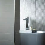 Плитка Johnson Tiles Tones Англия Белый Настенная BCTILES0014489 TNS1W Tones Wave Wall Tile White Structured 40x15