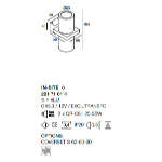 Настенный светильник Delta Light 221 71 01 ALU Серый