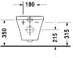 Унитаз подвесной Duravit DuraStyle 253809