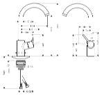 Смеситель Hansgrohe Talis S2 Variarc 14870800 для кухонной мойки