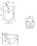 Биде подвесное Galassia Plus Design 6112 Италия BIDET000135