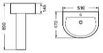 Раковина BelBagno Picanto Италия / Китай SHELL000042 BB0122L