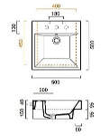 Раковина Catalano Zero 50 Италия SHELL000135 15QZE00 + Z3442