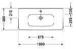 Раковина Duravit DuraStyle 232010 Германия SHELL000158 2320100000