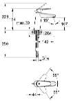 Смеситель Grohe Eurodisc Cosmopolitan 23449002 для раковины Германия MIXER001038