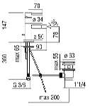 Смеситель Nobili Acquerelli AQ93119/1CR для биде Италия MIXER002428