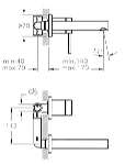 Смеситель VitrA Pure A42239EXP для раковины Турция MIXER003056